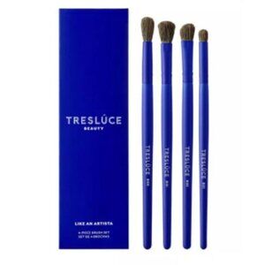 Tresluce Beauty - Like An Artista -  4-Piece Brush Set -  New